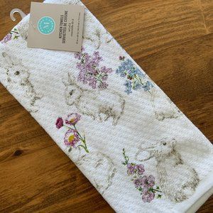 Martha Stewart Bunny Floral Kitchen Towel Set